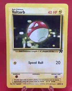 Voltorb - 69/82 - Common - Team Rocket - Pokemon Card-LP - Image 1