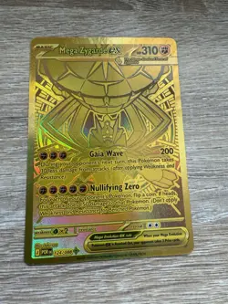 Mega Zygarde ex - Gold Mega Hyper Rare - Perfect Order - 124/088 - Pokemon Card - Image 1