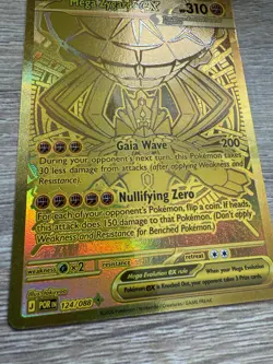 Mega Zygarde ex - Gold Mega Hyper Rare - Perfect Order - 124/088 - Pokemon Card - Image 2