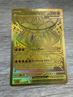 Mega Zygarde ex - Gold Mega Hyper Rare - Perfect Order - 124/088 - Pokemon Card - Image 3