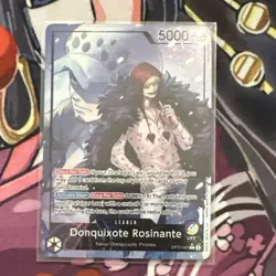 One Piece Card Game Donquixote Rosinante Leader Card OP12-061 5000 Power Regular - Image 1