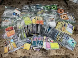 Pokemon Card Collection 100s of Sleeved Holos, And Hundreds Of Regular Cards. - Image 1