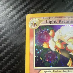 Light Arcanine 12/105 Neo Destiny Holo Rare Unlimited Pokemon Card 100 HP - Image 2