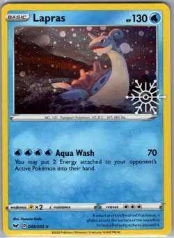 Lapras - (Holiday Calendar) 048/202 - Pokemon Card - NM - Image 1