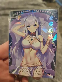 Emilia (Re:Zero) Goddess Story Anime Trading Card EX-002 Foil Holo - Image 5
