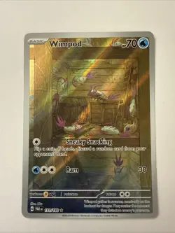 Wimpod 191/182 Illustration Rare 2023 Pokemon Paradox Rift Full Art Card NM+ - Image 1
