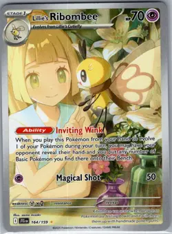 Lillie's Ribombee 164/159 SV09: Journey Together - Pokemon Card - NM - Image 1