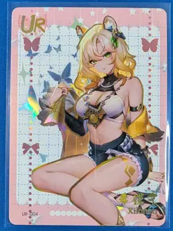 Xiolonen Senpai Goddess Haven 6 Card Goddess Story Anime Waifu UR UR-004 - Image 1