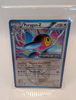 STAFF Pokemon Card Porygon-Z BW84 Promo Prerelease Plasma Blast BW Holo - Image 1