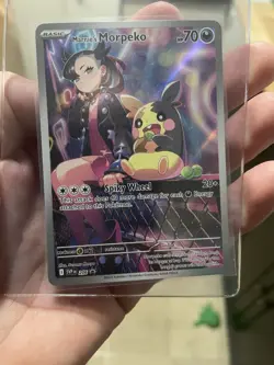 Marnie’s Morpeko - 206 SVP Holo Rare SV: Scarlet & Violet Promo Cards NM - Image 1