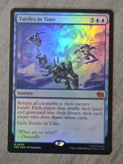 Turtles in Time Foil - TMT - Ninja Turtles - Pack Fresh! MTG - Image 1