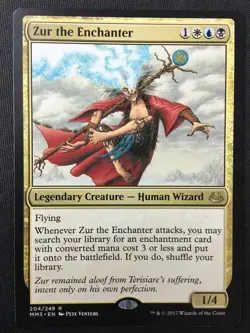 MTG Modern Masters 2017 #204 Zur the Enchanter LP - Image 1