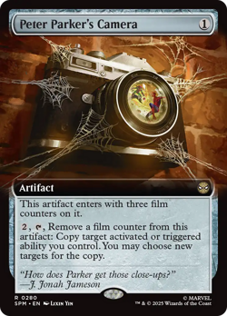 Peter Parker's Camera (FOIL) x1 - MTG Marvel's Spider-Man SPM #280 - Image 1