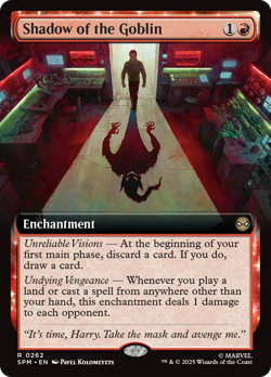 Shadow of the Goblin (FOIL) x1 - MTG Marvel's Spider-Man SPM #262 - Image 1