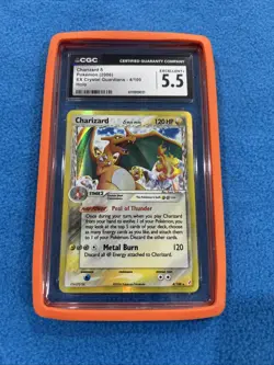 Pokemon Charizard Delta Species Crystal Guardians Holo 4/100 CGC 5.5 Low Pop - Image 1