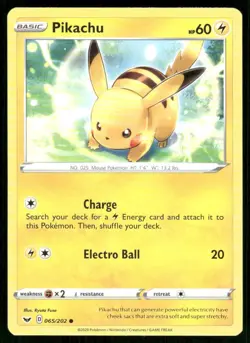 Pokemon TCG Pokemon Pikachu Pikachu Common Regular - Image 1