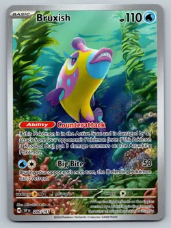 Bruxish 200/191 Pokemon TCG S&V Surging Sparks Illustration Rare Holo - Image 1