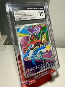 2026 Pokemon Black Star Promos Litten CGC 10 - Image 3
