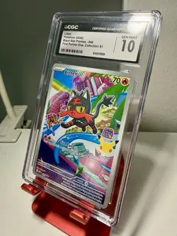 2026 Pokemon Black Star Promos Litten CGC 10 - Image 4