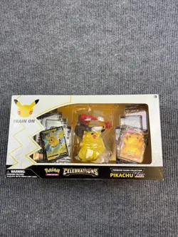 Pokemon TCG: Celebrations Premium Figure Collection Pikachu VMAX Box New Sealed 820650809408 - Image 1