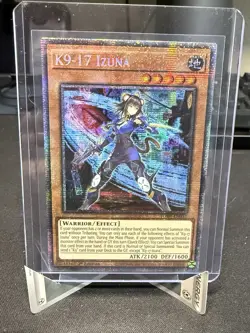 Yu-Gi-Oh! Izuna Starlight Rare Card K9-17 JUSH-EN031 NM Condition 1st Edition - Image 1