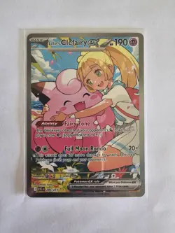 Pokemon TCG Lillie's Clefairy ex 280/217 Ascended Heroes SIR Near Mint - Image 1
