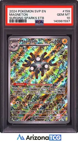Pokemon 2024 Magneton 159 Promo Surging Sparks ETB GEM MINT PSA 10 - Image 1