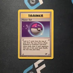 Master Ball 116/132 Gym Challenge Regular Pokemon TCG - Image 1