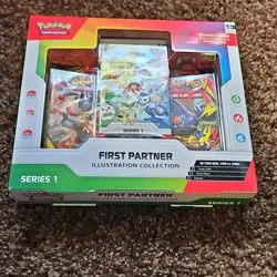 Pokemon First Partner Pack Series 1 Promo Booster Sticker Collectors Edition Box - Image 2