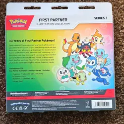 Pokemon First Partner Pack Series 1 Promo Booster Sticker Collectors Edition Box - Image 3