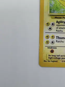 Pokemon Raichu Base Set 14/102 Holo (MP) - Image 2