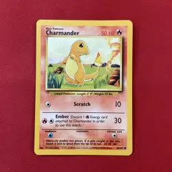 Pokemon Card - Charmander Base Set (Shadowless) 46/102 Common - Image 1