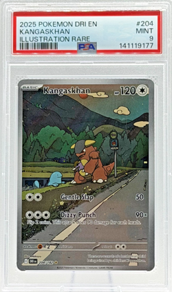 Kangaskhan 204/182 Pokemon Destined Rivals 2025 Illustration Rare PSA 9 MINT - Image 1