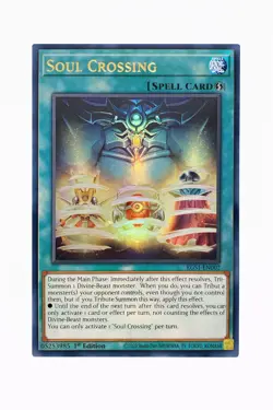 Yugioh Soul Crossing EGS1-EN002 Ultra Rare 1st Ed NM - Image 1