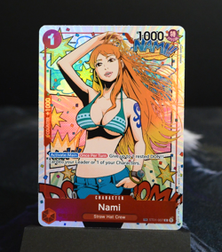 One Piece Nami ST01-007 OP-06 TR Treasure Rare Alt Art NM - Image 1