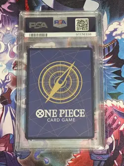 ONE PIECE TRAFALGAR LAW 2023 OP04-KINGDOMS OF INTRIGUE #047 PSA 10 - Image 2