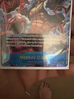Monkey D. Luffy (Alt Art) OP11-118 SEC A Fist of Divine Speed One Piece TCG Eng. - Image 3