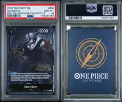 PSA 10 Spandam Offline Regional 2023 Finalist OP03-086 One Piece POP 23 - Image 2