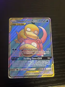 Pokemon Slowpoke & Psyduck GX Full Art Ultra Rare Holo 217/236 250 HP Card - Image 1