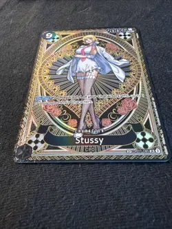 Stussy (SP) OP07-085 SR A Fist Of Divine Speed One Piece Card Game TCG English - Image 2