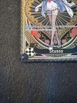 Stussy (SP) OP07-085 SR A Fist Of Divine Speed One Piece Card Game TCG English - Image 5