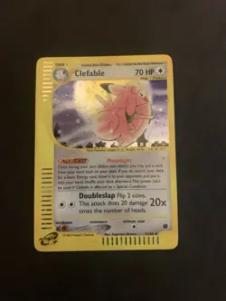 Pokemon Card Expedition Clefable 7/165 LP - Image 1
