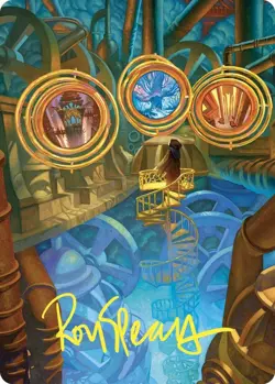 Extraplanar Lens Art Card (Gold-Stamped Signature) - Art Series: - Image 1