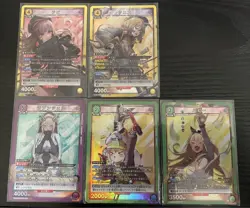 UNION ARENA NIKKE Anis Rapunzel SR 5 Card Set Play - Image 1
