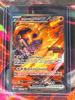 Team Rocket's Moltres Stamped Set Destined Rivals Card Set UPC Pokemon TCG SIR - Image 3
