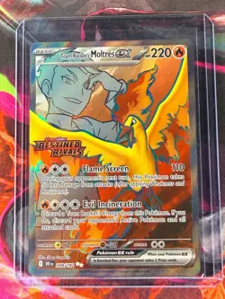 Team Rocket's Moltres Stamped Set Destined Rivals Card Set UPC Pokemon TCG SIR - Image 5