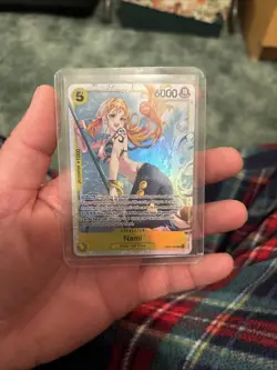 One Piece CCG Nami Nami Super Rare Foil Card EB03-053 C NM - Image 1