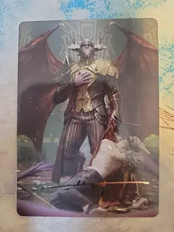 Ob Nixilis, the Adversary Art Card (31/81) (Gold-Stamped Signature) - Art Series - Image 1