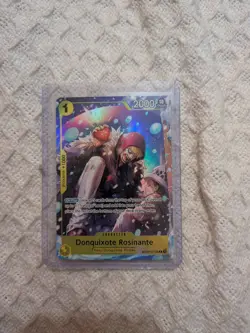 One Piece CCG Rosinante & Law OP12-108 2000 Power Holo Special Character Card - Image 1