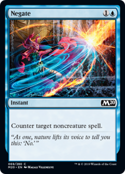 NEGATE x4 ~mtg NM-M M20 Magic Core 2020 Common - Image 1